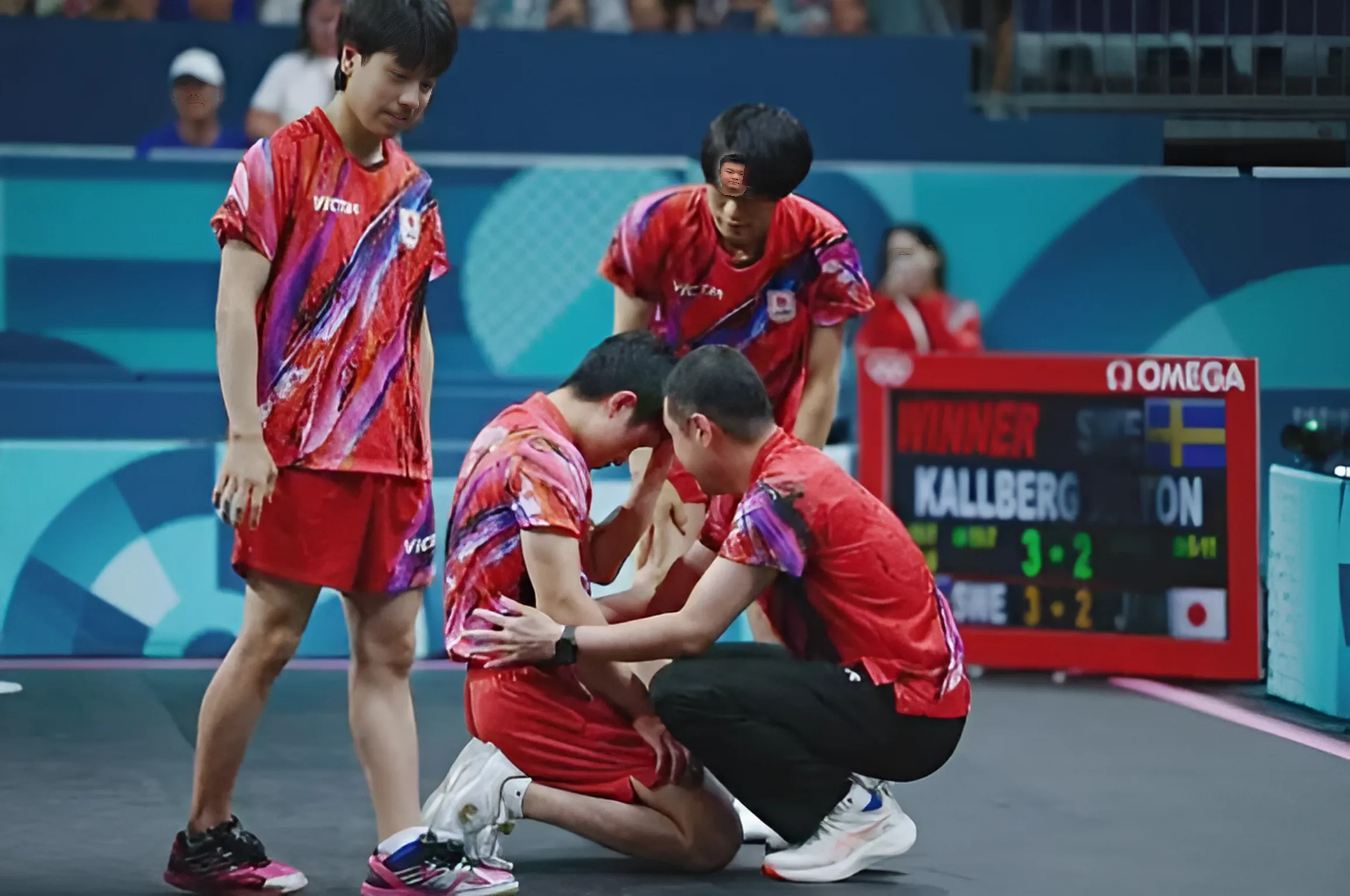 关于日本乒乓球队力克德国乒乓球队，波尔送出助攻的信息